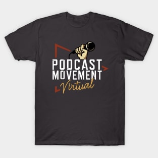 Podcast Movement Virtual - White Logo T-Shirt